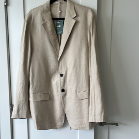 Linen Men's Blazer Quince XL - Picture 15 of 16